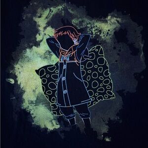 Next Level Apparel Black Graphic Tee